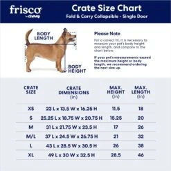 Frisco Heavy Duty Fold & Carry Single Door Collapsible Wire Dog Crate 9 Frisco Heavy Duty Fold & Carry Single Door Collapsible Wire Dog Crate -Pet Dog Shop 109783 PT2. AC SS1800 V1667228771