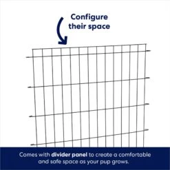Frisco Heavy Duty Fold & Carry Double Door Collapsible Wire Dog Crate -Pet Dog Shop 109789 PT4. AC SS1800 V1667228667