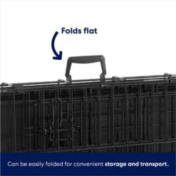 Frisco Heavy Duty Fold & Carry Double Door Collapsible Wire Dog Crate -Pet Dog Shop 109789 PT5. AC SS1800 V1667228785