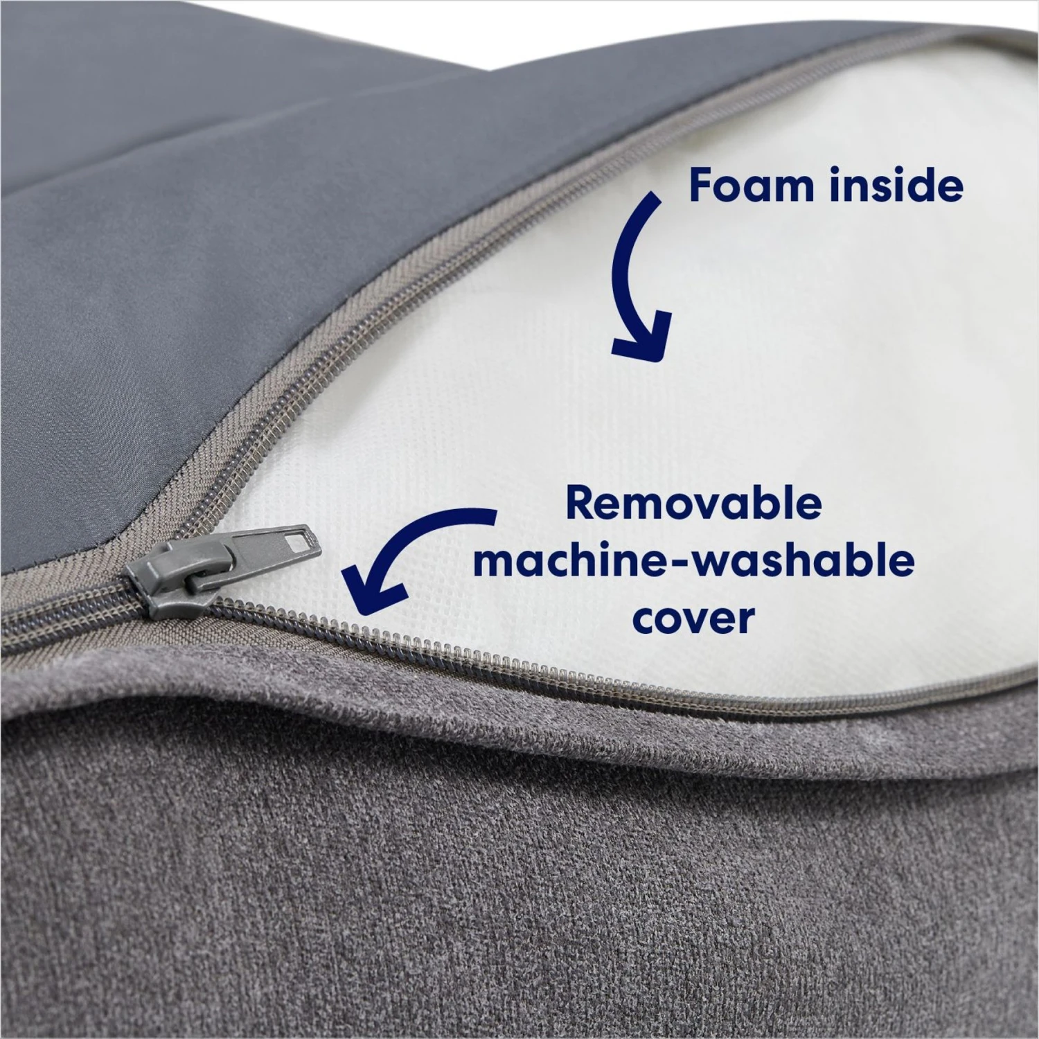 Frisco Plush Orthopedic Bolster Dog Bed W/Removable Cover 3 Frisco Plush Orthopedic Bolster Dog Bed W/Removable Cover - Image 3