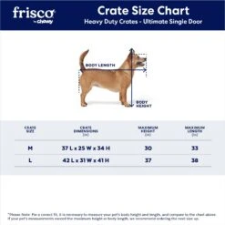 Frisco Ultimate Heavy Duty Steel Metal Single Door Dog Crate -Pet Dog Shop 141213 PT2. AC SS1800 V1667229026