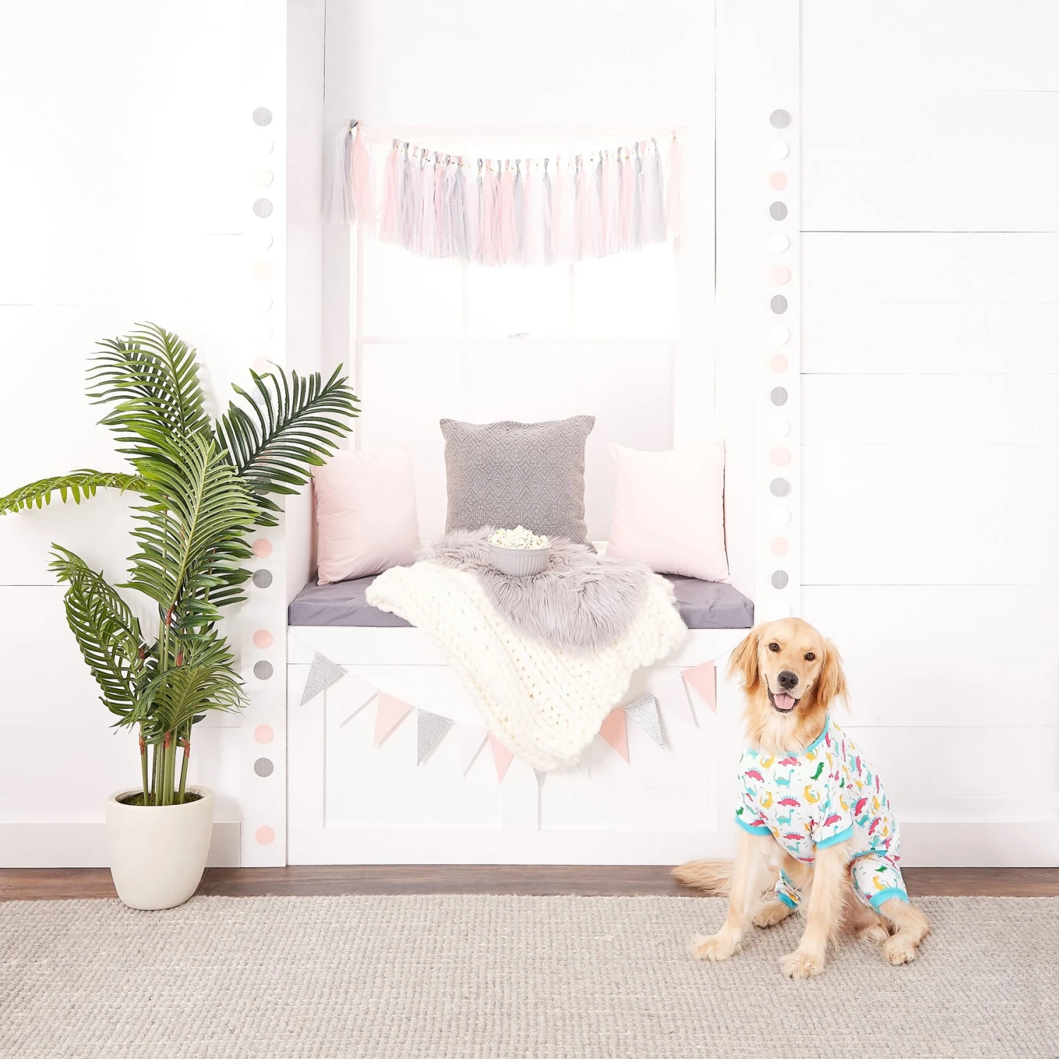 Frisco Dinosaur Print Dog & Cat Jersey PJs 6 Frisco Dinosaur Print Dog & Cat Jersey PJs - Image 6