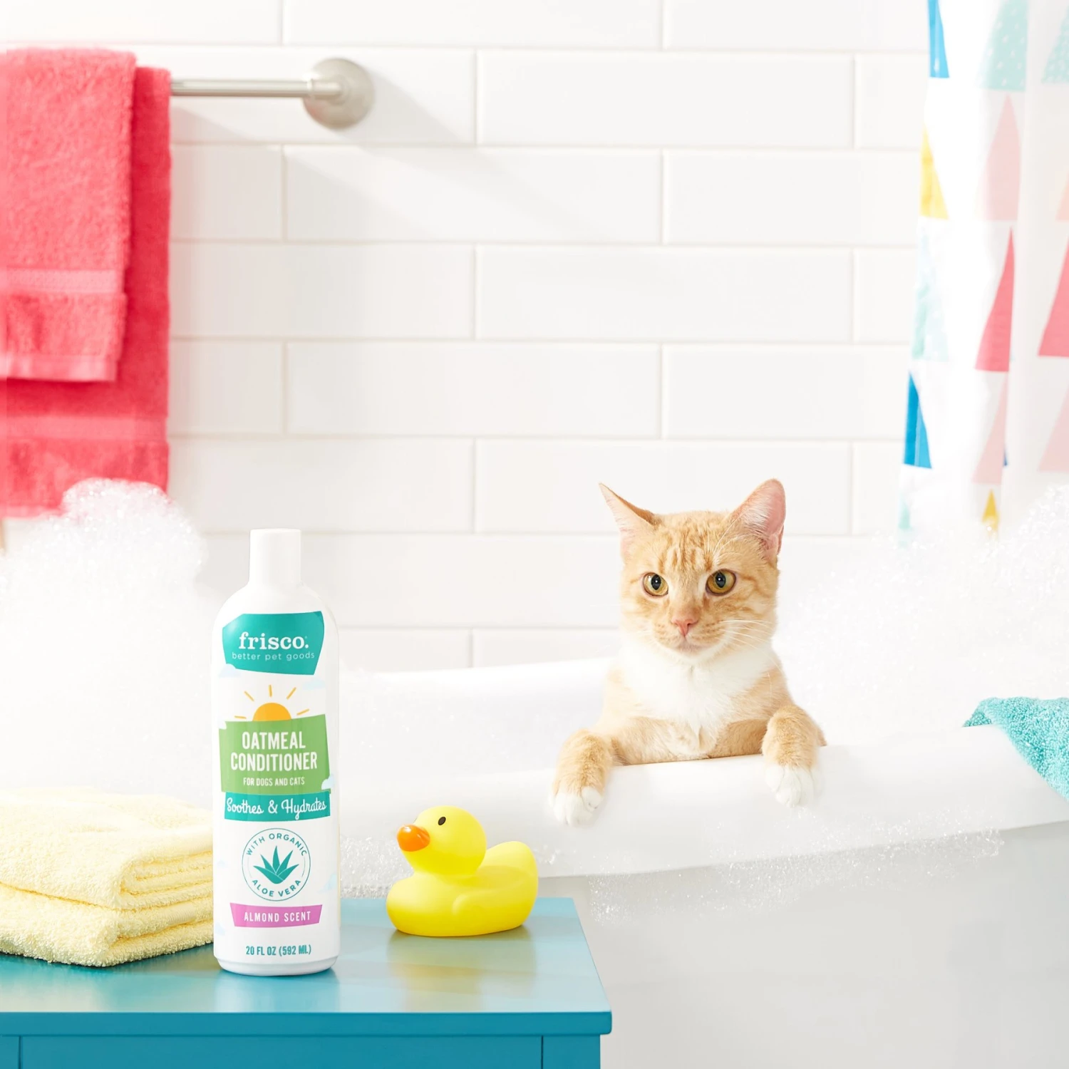 Frisco Oatmeal Conditioner With Aloe For Dogs & Cats, Almond Scent 4 Frisco Oatmeal Conditioner With Aloe For Dogs & Cats, Almond Scent - Image 4