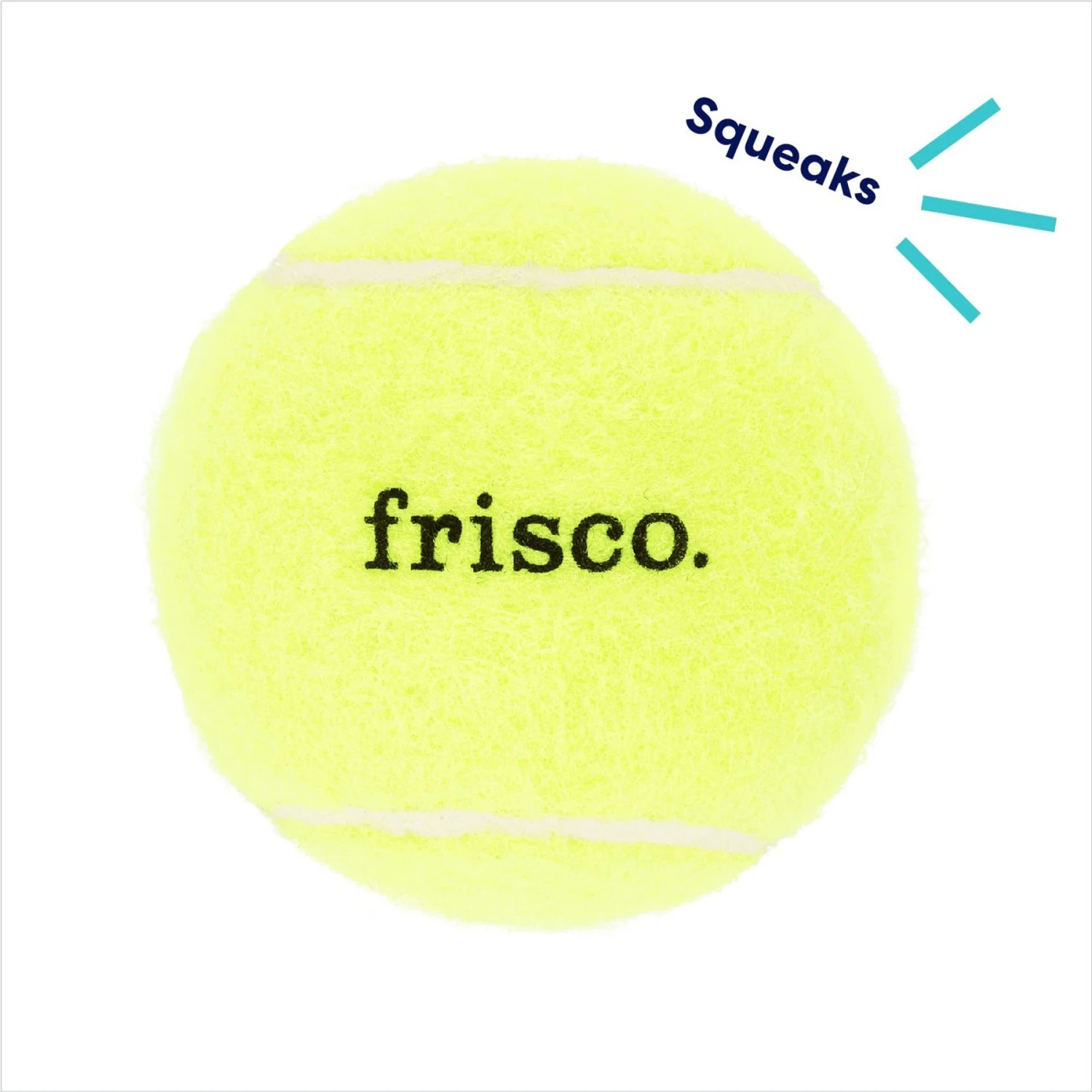 Frisco Fetch Squeaky Tennis Ball Dog Toy 3 Frisco Fetch Squeaky Tennis Ball Dog Toy - Image 3