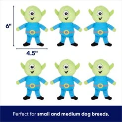 Frisco Flying Saucer & Aliens Hide & Seek Puzzle Plush Squeaky Dog Toy -Pet Dog Shop 152812 PT2. AC SS1800 V1691776643