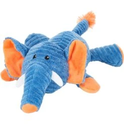 Best Seller 19 Frisco Corduroy Plush Squeaking Elephant Dog Toy