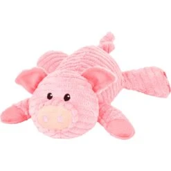 Best Seller 21 Frisco Corduroy Plush Squeaking Pig Dog Toy