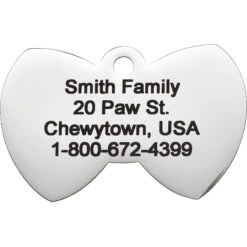 Frisco Stainless Steel Personalized Dog & Cat ID Tag, Bow Tie 10 Frisco Stainless Steel Personalized Dog & Cat ID Tag, Bow Tie -Pet Dog Shop 152997 PT3. AC SS1800 V1548964672