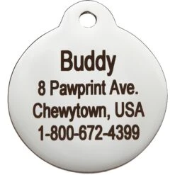 Frisco Stainless Steel Personalized Dog & Cat ID Tag, Paw Print 9 Frisco Stainless Steel Personalized Dog & Cat ID Tag, Paw Print -Pet Dog Shop 153057 PT3. AC SS1800 V1548964916