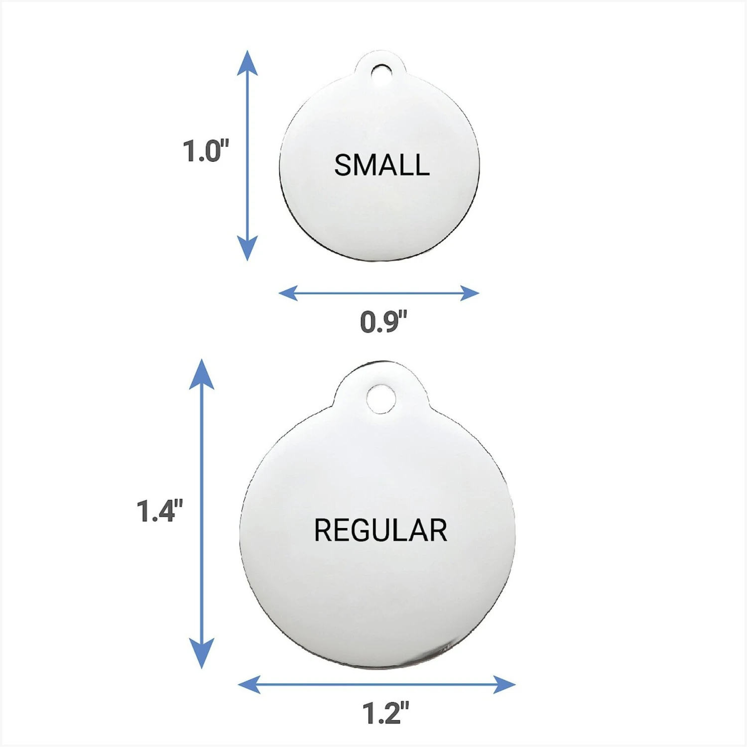 Frisco Stainless Steel Personalized Dog & Cat ID Tag, Paw Print 6 Frisco Stainless Steel Personalized Dog & Cat ID Tag, Paw Print - Image 6