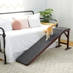 Frisco Deluxe Wooden Carpeted Cat & Dog Ramp -Pet Dog Shop 156784 PT4. AC SS1800 V1579102085