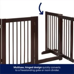 Frisco Deluxe Configurable 4-Panel Wood Dog Gate 10 Frisco Deluxe Configurable 4-Panel Wood Dog Gate -Pet Dog Shop 156793 PT3. AC SS1800 V1666119014