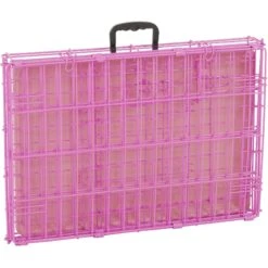 Frisco Fold & Carry Single Door Collapsible Wire Dog Crate, Pink -Pet Dog Shop 160806 PT5. AC SS1800 V1561066320