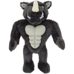 Best Seller 11 Frisco Rhino Muscle Plush Squeaky Dog Toy