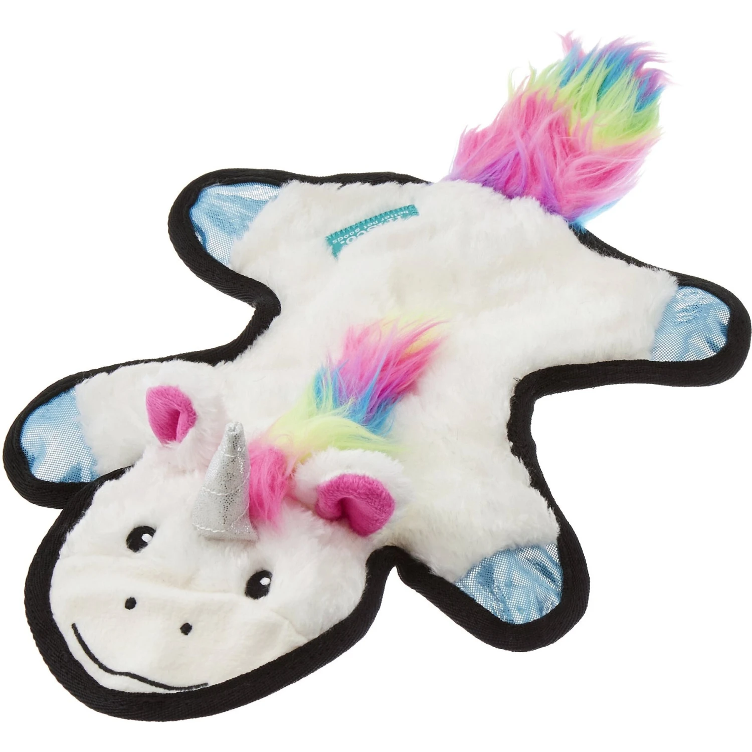 Frisco Unicorn Stuffing-Free Flat Plush Squeaky Dog Toy 1 Frisco Unicorn Stuffing-Free Flat Plush Squeaky Dog Toy