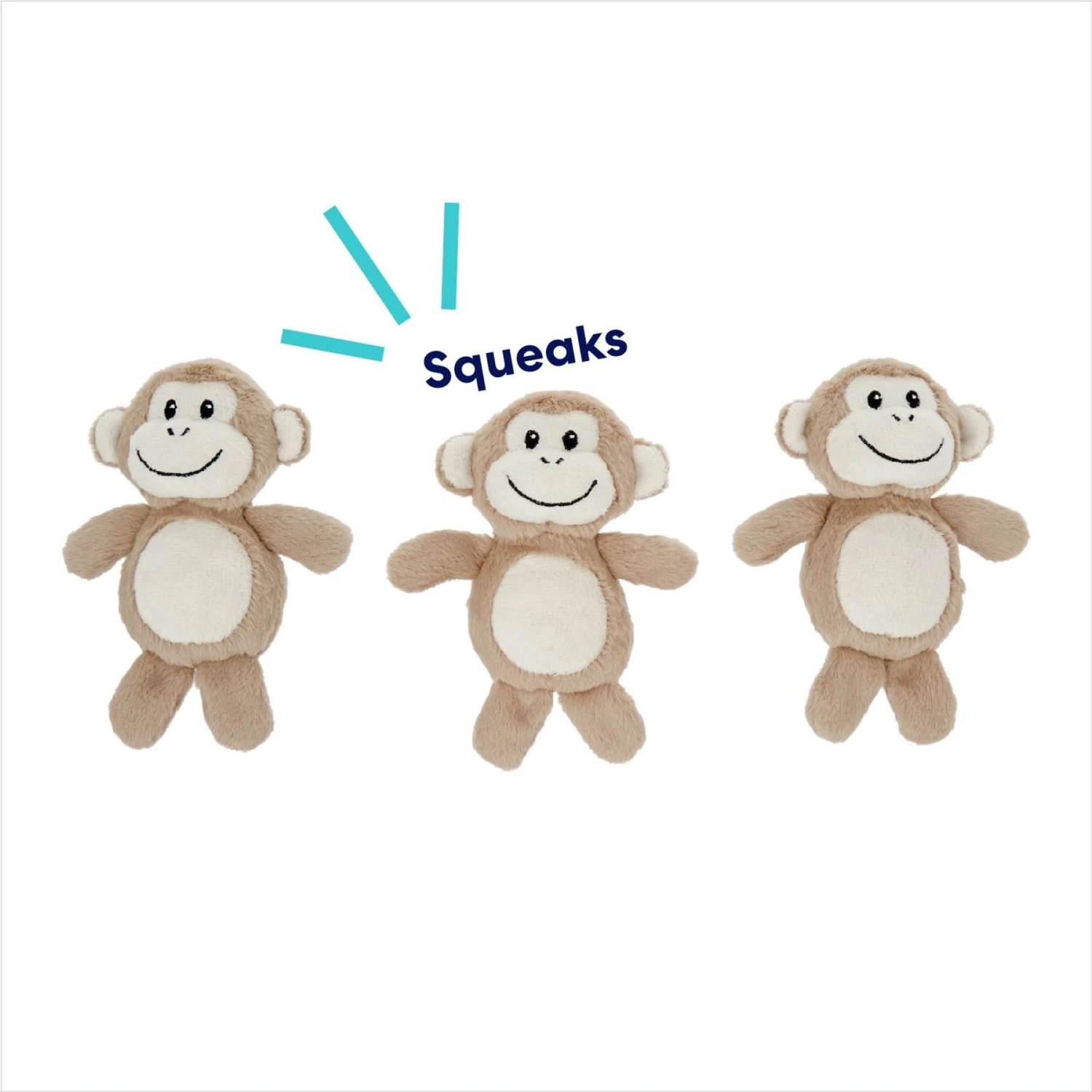 Frisco Monkeys In Tree Hide & Seek Puzzle Plush Squeaky Dog Toy Refills 3 Frisco Monkeys In Tree Hide & Seek Puzzle Plush Squeaky Dog Toy Refills - Image 3