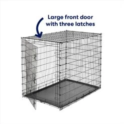 Frisco Heavy Duty Single Door Wire Dog Crate -Pet Dog Shop 210677 PT3. AC SS1800 V1667229022