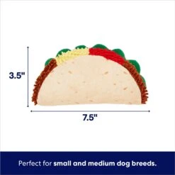 Frisco Taco Plush Squeaky Dog Toy 7 Frisco Taco Plush Squeaky Dog Toy -Pet Dog Shop 213826 PT1. AC SS1800 V1695748839