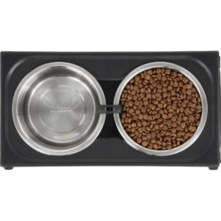 Frisco Stainless Steel Bowls With Adjustable Elevated Holder -Pet Dog Shop 216015 PT4. AC SS1800 V1591020390