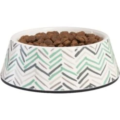 Frisco Chevron Brushed Melamine Bowl 9 Frisco Chevron Brushed Melamine Bowl -Pet Dog Shop 216059 PT2. AC SS1800 V1591020984