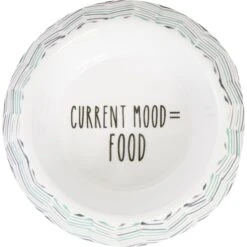 Frisco Chevron Brushed Melamine Bowl 10 Frisco Chevron Brushed Melamine Bowl -Pet Dog Shop 216059 PT3. AC SS1800 V1591020997