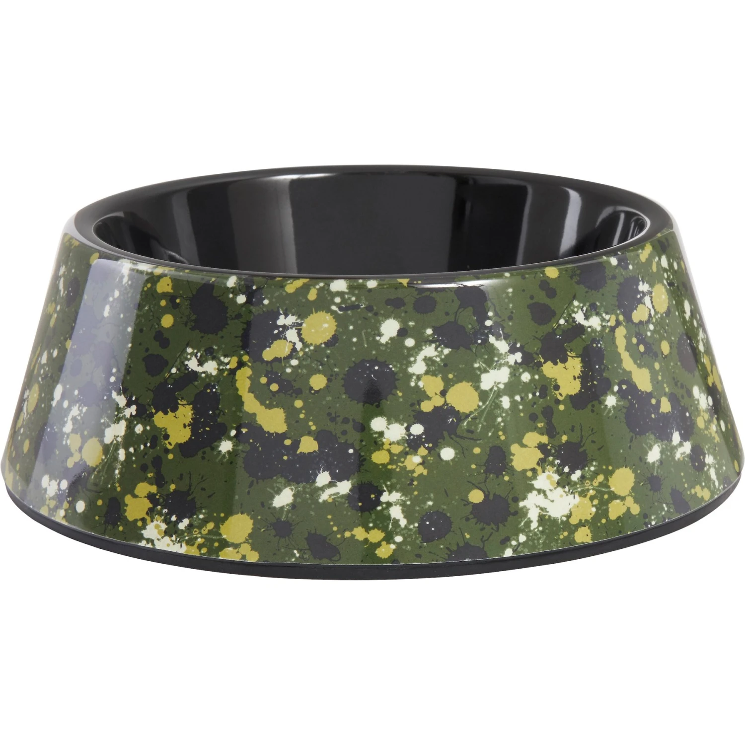 Frisco Camo Paint Splashed Melamine Bowl 1 Frisco Camo Paint Splashed Melamine Bowl