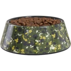Frisco Camo Paint Splashed Melamine Bowl 9 Frisco Camo Paint Splashed Melamine Bowl -Pet Dog Shop 216066 PT2. AC SS1800 V1591021011