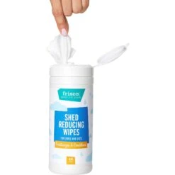 Frisco Shed Reducing Waterless Grooming Wipes For Dogs & Cats, 50 Count -Pet Dog Shop 222173 PT3. AC SS1800 V1599641153