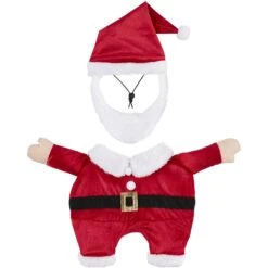 Frisco Front Walking Santa Dog & Cat Costume, 1 Count -Pet Dog Shop 228785 PT4. AC SS1800 V1600708691