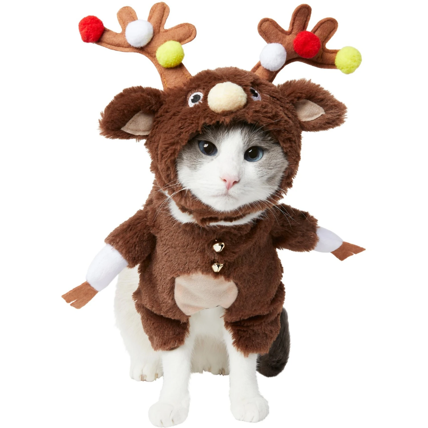 Frisco Front Walking Reindeer Dog & Cat Costume, 1 Count 1 Frisco Front Walking Reindeer Dog & Cat Costume, 1 Count