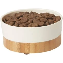 Frisco Melamine Dog & Cat Bowl With Bamboo Base -Pet Dog Shop 232065 PT3. AC SS1800 V1608595365