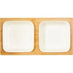 Frisco Square Melamine Dog & Cat Bowl Set With Bamboo Stand 9 Frisco Square Melamine Dog & Cat Bowl Set With Bamboo Stand -Pet Dog Shop 232076 PT2. AC SS1800 V1605110607