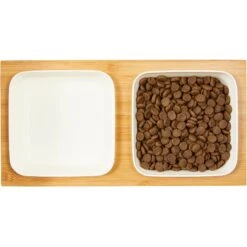 Frisco Square Melamine Dog & Cat Bowl Set With Bamboo Stand 10 Frisco Square Melamine Dog & Cat Bowl Set With Bamboo Stand -Pet Dog Shop 232076 PT3. AC SS1800 V1605145031
