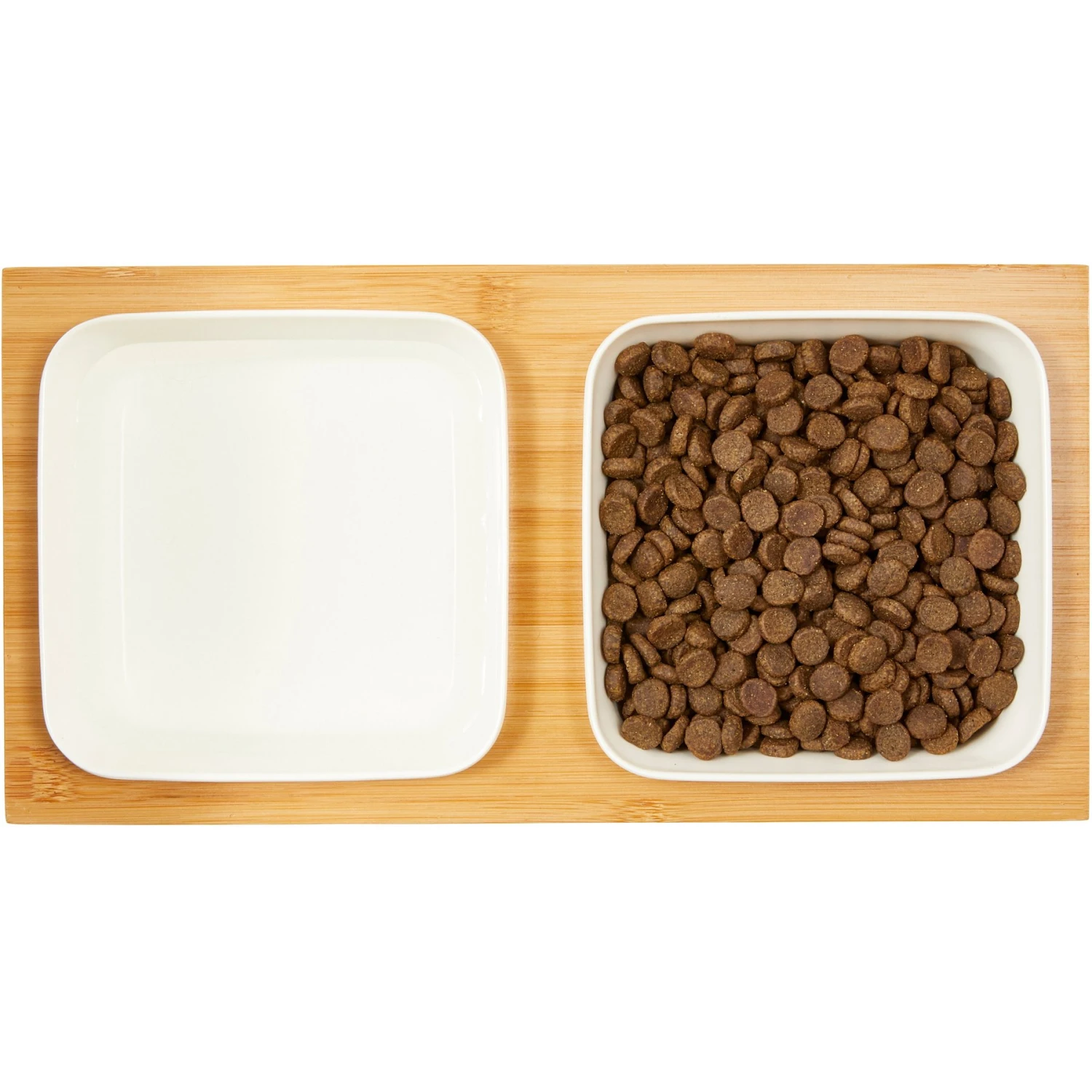 Frisco Square Melamine Dog & Cat Bowl Set With Bamboo Stand 4 Frisco Square Melamine Dog & Cat Bowl Set With Bamboo Stand - Image 4