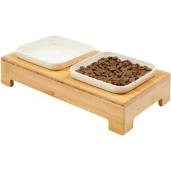 Frisco Square Melamine Dog & Cat Bowl Set With Bamboo Stand 12 Frisco Square Melamine Dog & Cat Bowl Set With Bamboo Stand -Pet Dog Shop 232076 PT6. AC SS1800 V1684761684