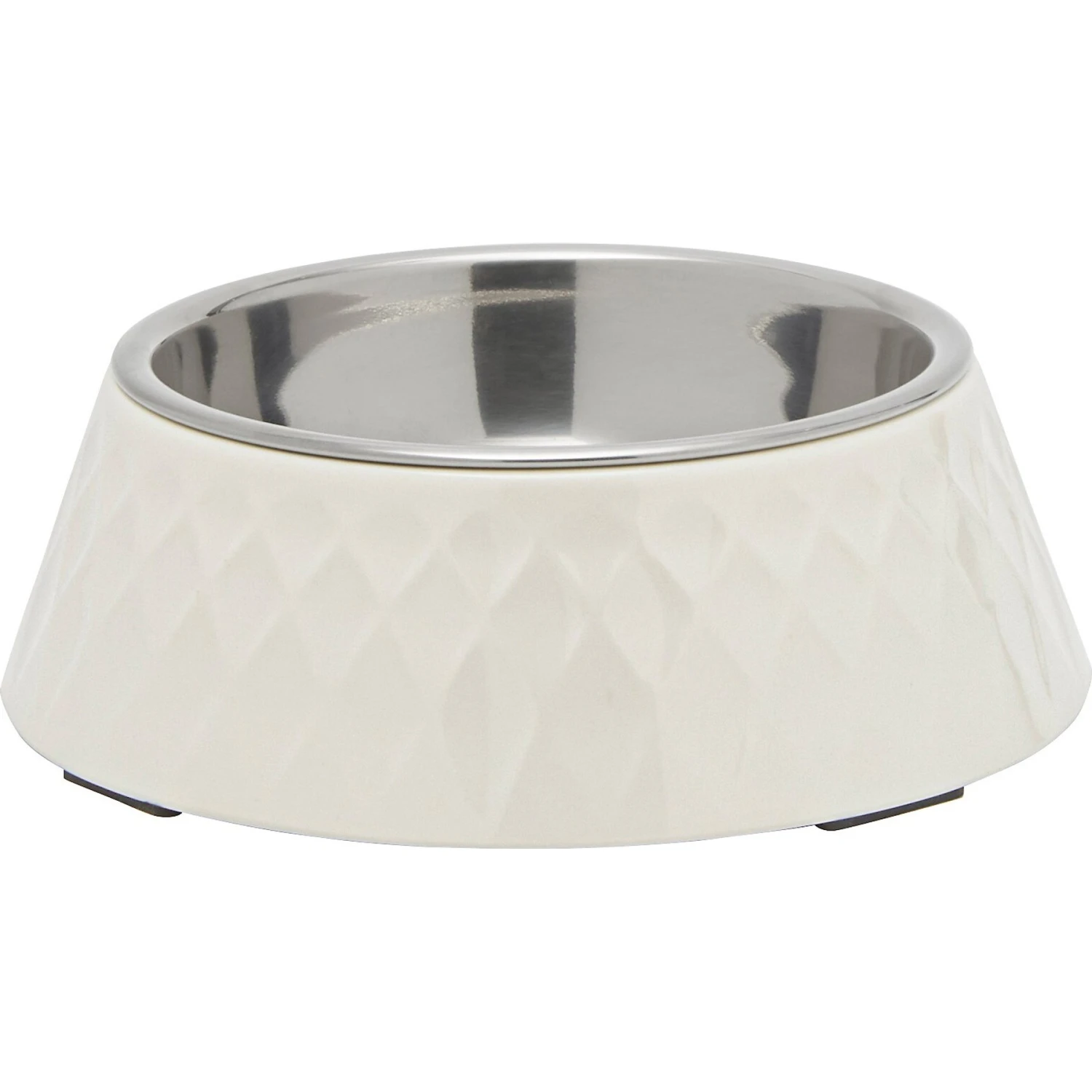 Frisco Hammered Melamine Stainless Steel Dog Bowl 1 Frisco Hammered Melamine Stainless Steel Dog Bowl