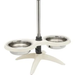 Frisco Adjustable Stainless Steel Double Elevated Dog Bowls 9 Frisco Adjustable Stainless Steel Double Elevated Dog Bowls -Pet Dog Shop 232097 PT2. AC SS1800 V1605110599