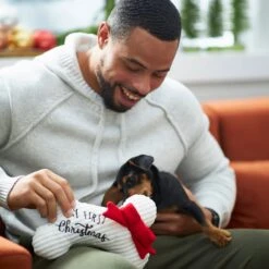 Frisco Holiday My First Christmas Bone Plush Squeaky Dog Toy 8 Frisco Holiday My First Christmas Bone Plush Squeaky Dog Toy -Pet Dog Shop 233166 PT2. AC SS1800 V1601304755