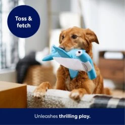 Frisco Hammerhead Shark Ballistic Nylon Plush Squeaky Dog Toy -Pet Dog Shop 233593 PT4. AC SS1800 V1695748352