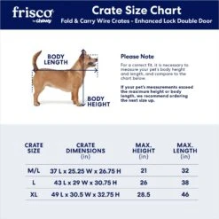 Frisco Heavy Duty Enhanced Lock Double Door Fold & Carry Wire Dog Crate & Mat Kit 10 Frisco Heavy Duty Enhanced Lock Double Door Fold & Carry Wire Dog Crate & Mat Kit -Pet Dog Shop 233736 PT2. AC SS1800 V1667228087