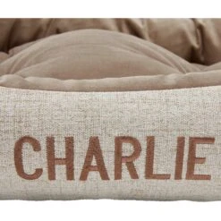 Frisco Rectangular Personalized Bolster Dog Bed W/Removable Cover, Beige, Large 11 Frisco Rectangular Personalized Bolster Dog Bed W/Removable Cover, Beige, Large -Pet Dog Shop 234948 PT3. AC SS1800 V1600208174