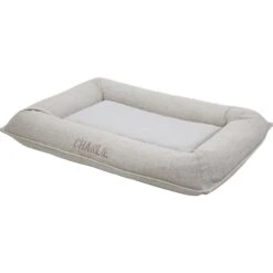 Frisco Orthopedic Personalized Bolster Dog Bed W/Removable Cover, Light Gray -Pet Dog Shop 234952 PT3. AC SS1800 V1600207355