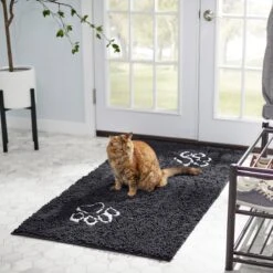 Frisco Microfiber Chenille Paw Print Doormat Runner -Pet Dog Shop 235889 PT4. AC SS1800 V1606833824