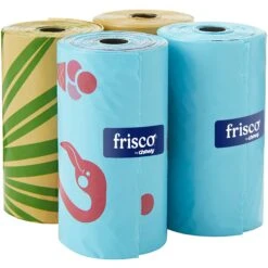 Frisco Flamingos And Foliage Print Dog Poop Bags