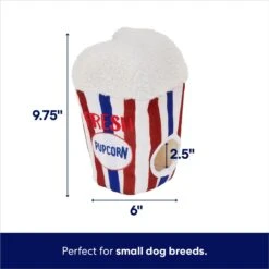 Frisco Zoomies & Chill Popcorn Hide & Seek Puzzle Plush Squeaky Dog Toy -Pet Dog Shop 241679 PT1. AC SS1800 V1695748837