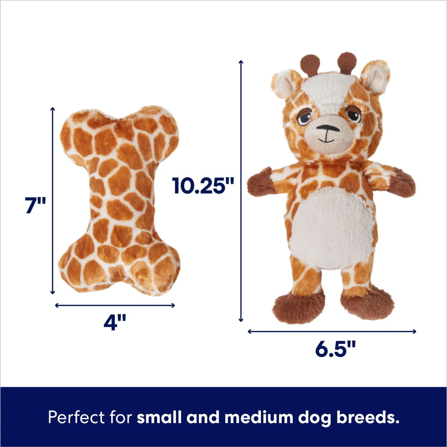 Frisco Giraffe Plush Squeaky Puppy Toy 2 Frisco Giraffe Plush Squeaky Puppy Toy - Image 2