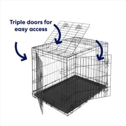 Frisco Heavy Duty All-in-1 Multi-Stage 3 Door Collapsible Wire Dog Crate 13 Frisco Heavy Duty All-in-1 Multi-Stage 3 Door Collapsible Wire Dog Crate -Pet Dog Shop 247915 PT5. AC SS1800 V1611872190