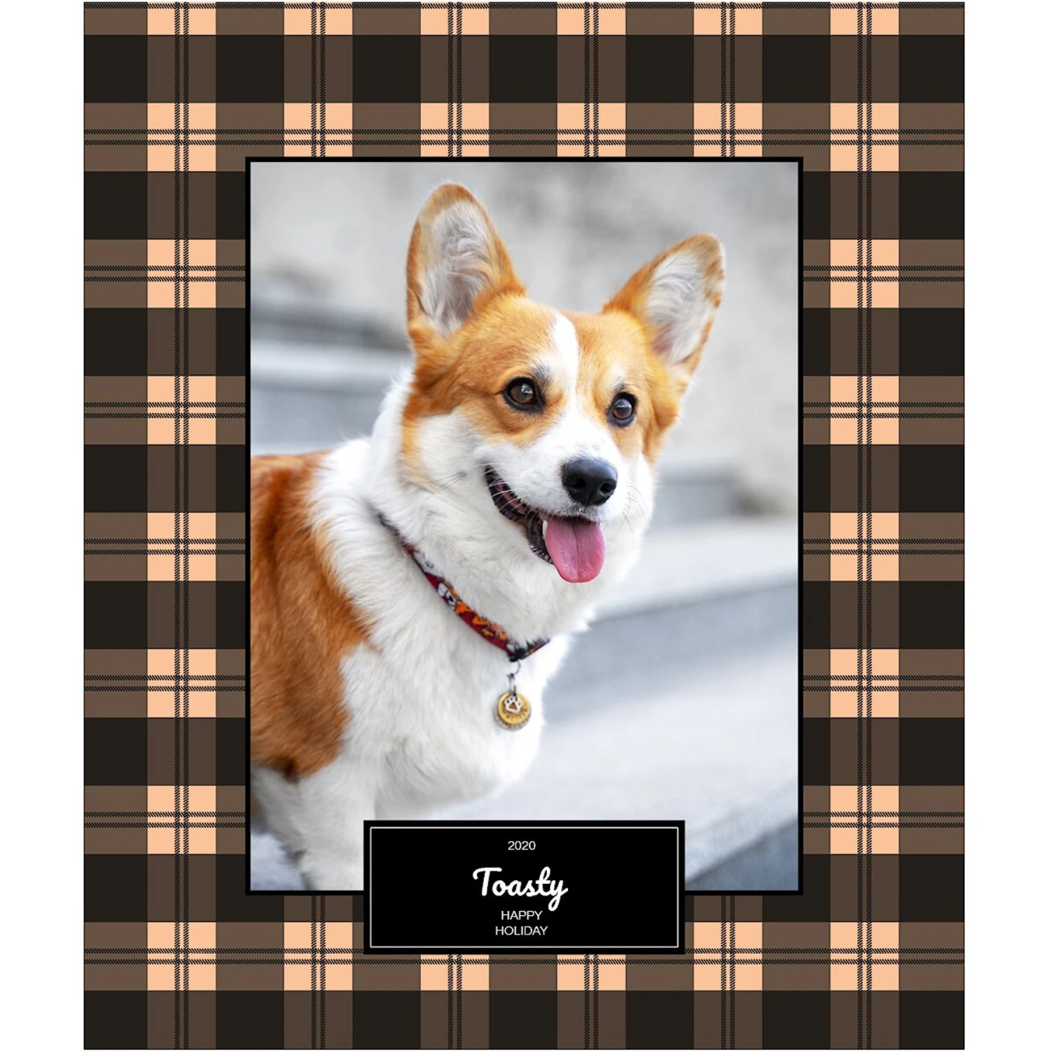 Frisco Plaid Sherpa Fleece Personalized Blanket 3 Frisco Plaid Sherpa Fleece Personalized Blanket - Image 3
