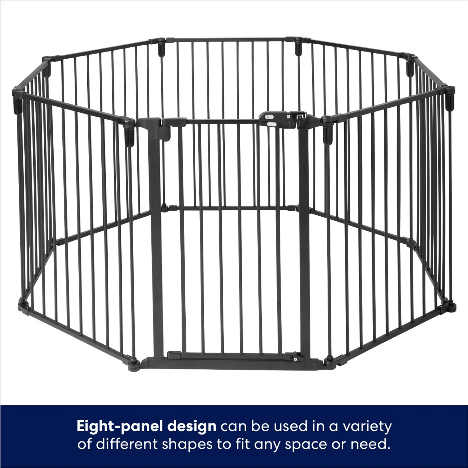 Frisco Steel 8-Panel Configurable Dog Gate & Playpen 3 Frisco Steel 8-Panel Configurable Dog Gate & Playpen - Image 3