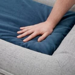 Frisco Orthopedic Personalized Bolster Dog Bed W/Removable Cover, Harbour Blue, Large -Pet Dog Shop 252617 PT6. AC SS1800 V1604529734